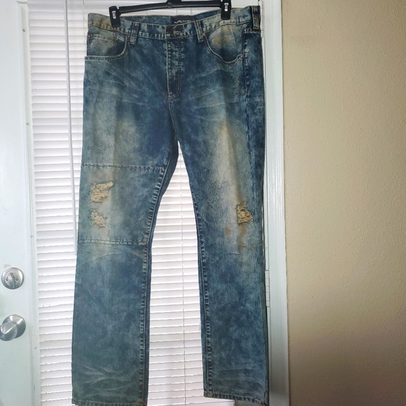 Raw and Dirty Men Distressed Jeans 38 - Picture 1 of 12